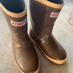 XTRATUF kids rain & snow boots, tall. Worn once.
